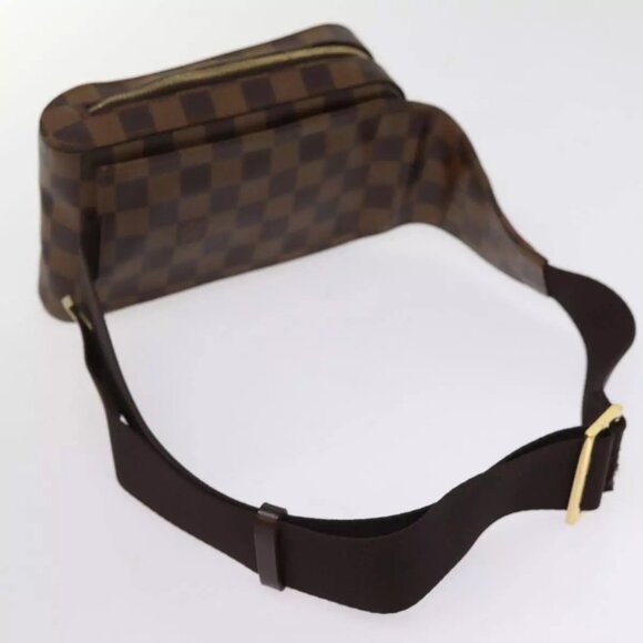 LOUIS VUITTON Damier Ebene Geronimos Shoulder Bag N51994 LV Auth - Picture 3 of 16